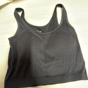 Black Ribbed Women's Bralette